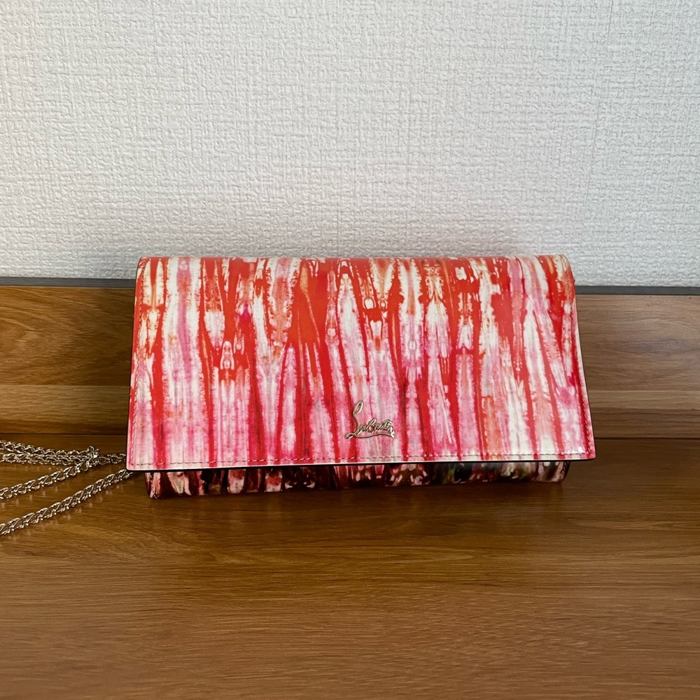 Christian Louboutin wallet with chain new